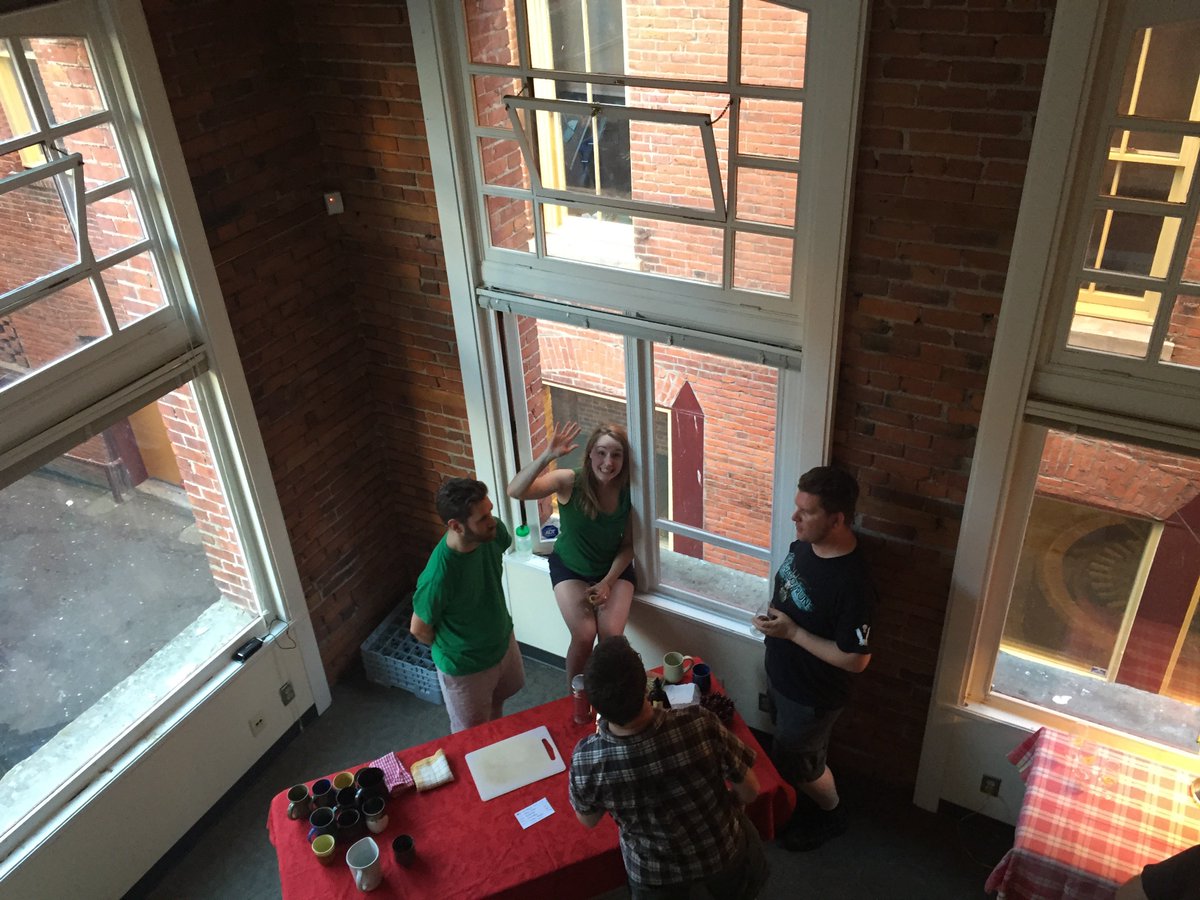 (2/5) A few great memories from the old office.  That time we had everyone over for <a href="/whiskydev/">Whisky Oriented Dev.</a>: