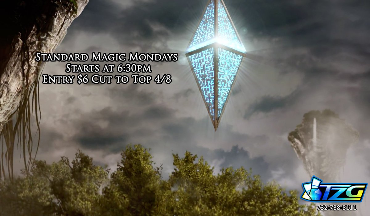 timezonegaming's tweet image. Standard Magic Every Monday at 6:30pm #mtg #mtgstandard #magicstandard #magicthegathering
