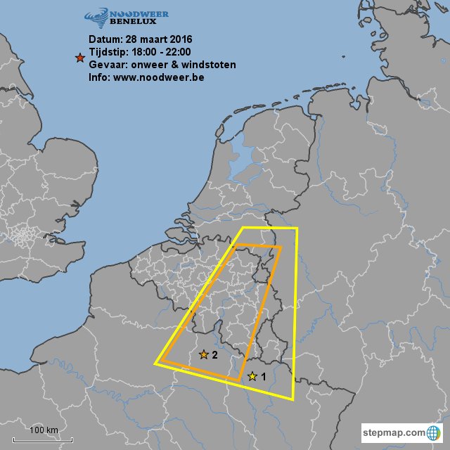 NoodweerBenelux's tweet image. Opgelet! Enkele #supercells momenteel actief in regio rond de Frans-Belgische grens met #onweer. Lokaal #windschade