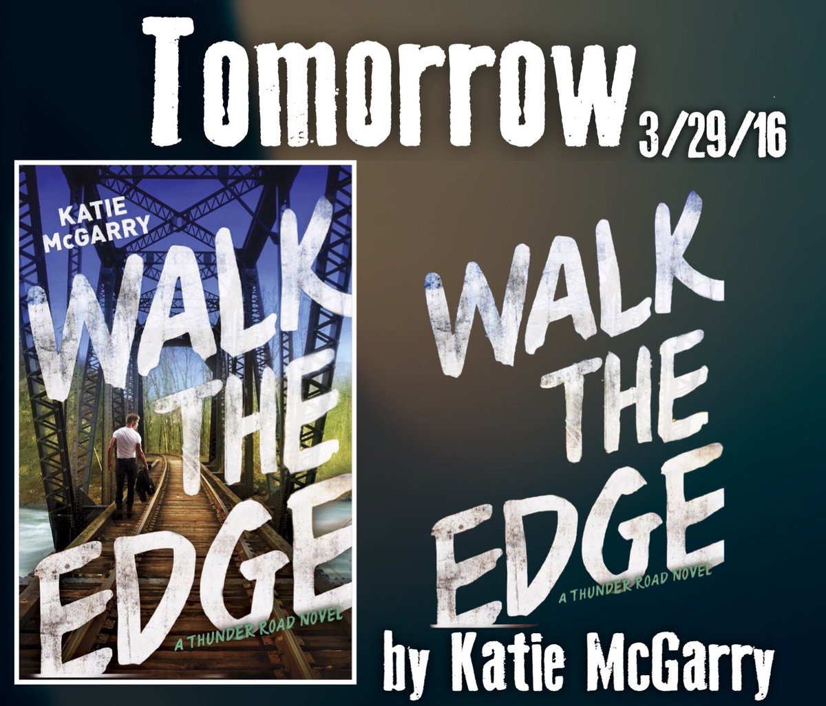 KatieMcGarry's tweet photo. Walk the Edge! I can't wait for you to read Razor and Breanna's story! https://t.co/4b1qNdKqoi https://t.co/ja8467sPfU