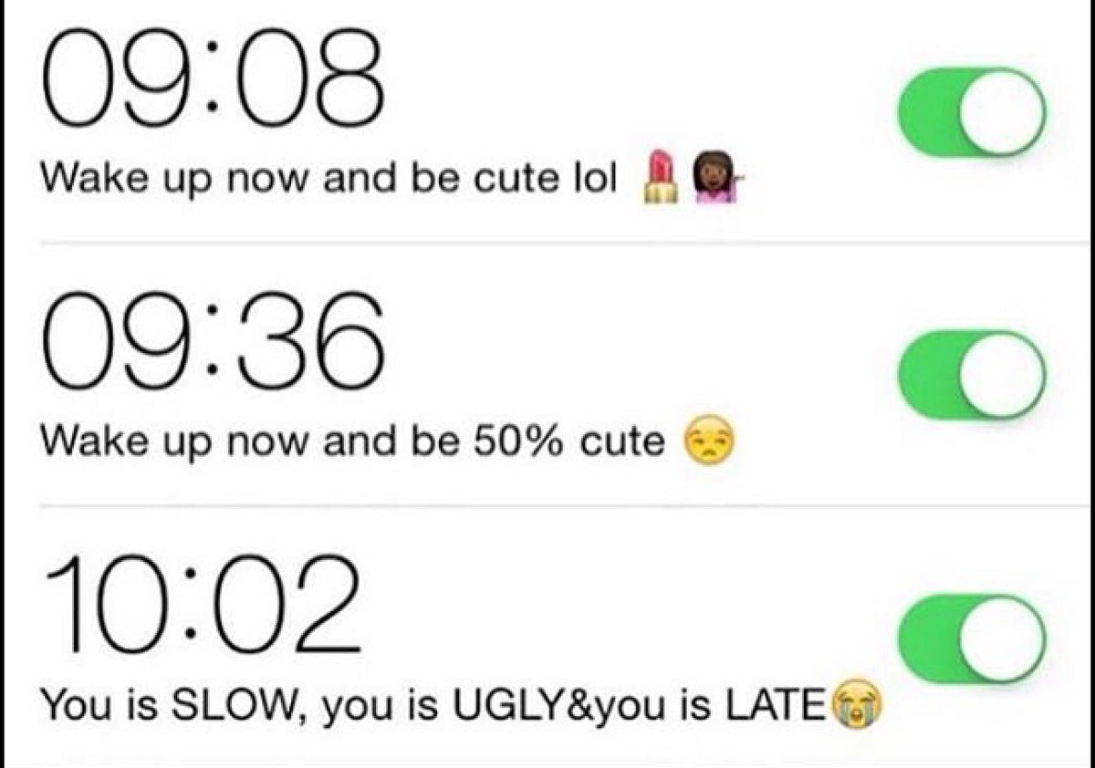 djcsau's tweet photo. Basically my train of thought every morning. But it's not at 9 o'clock... https://t.co/v87v2Liwxi