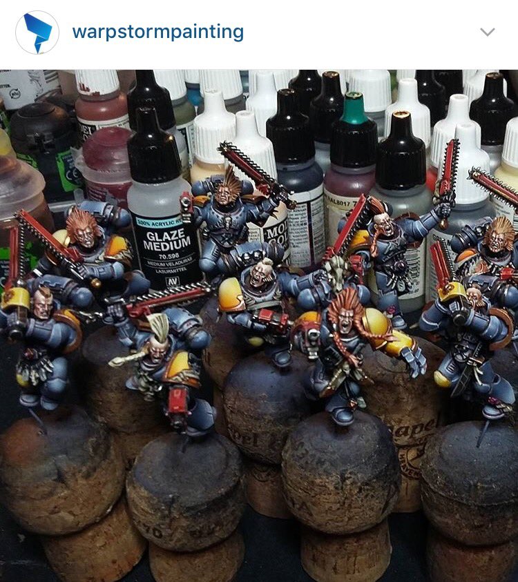 StudioRebelScum's tweet photo. #SciFi #Warhammer #40k #SpaceMarines #SpaceWolves #GreyHunters #WolfClaws #MiniatureMonday #Warmongers https://t.co/qTQl0pjmQC