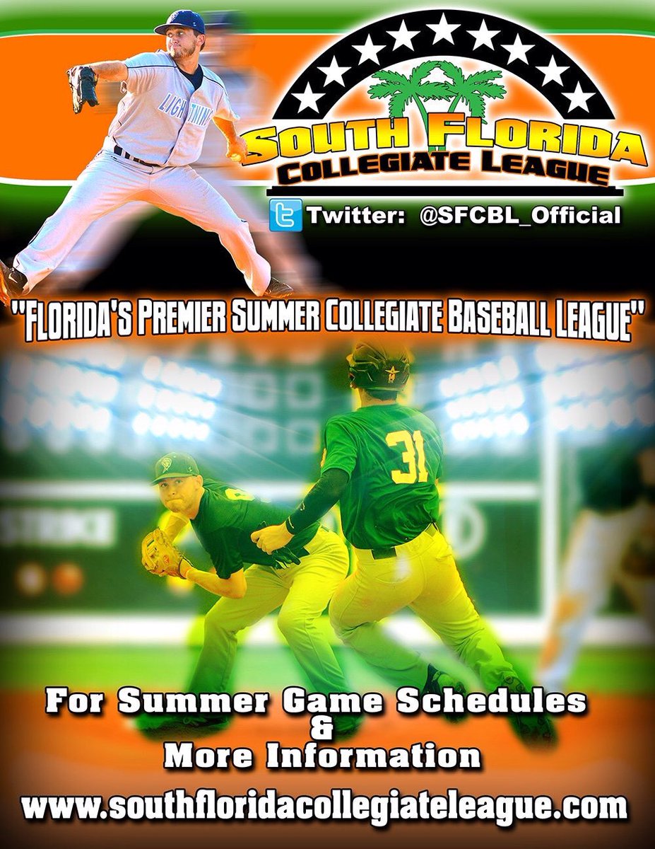 South Florida Collegiate Baseball League tweet media