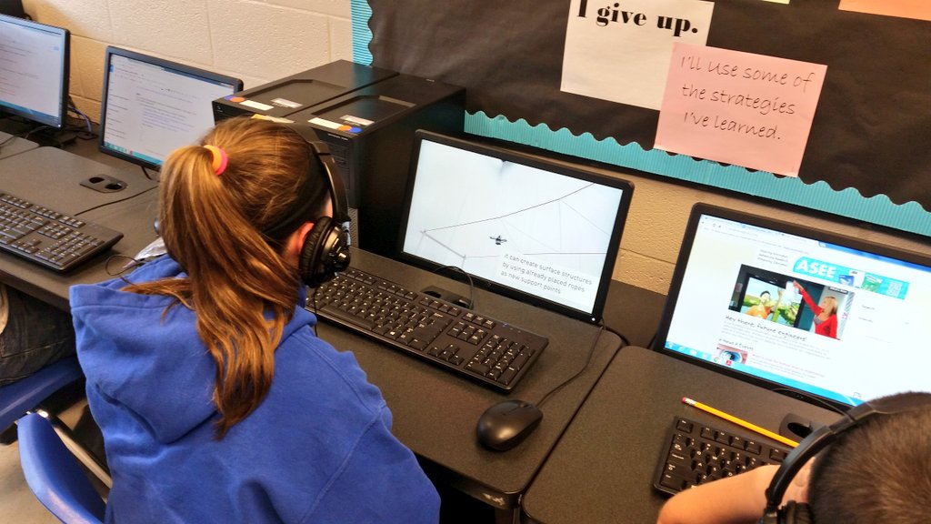 Eastside_PLTW's tweet photo. Starting off: researching Engineering Careers - they love the exploration! #PLTW_KY #PLTW #STEM #STEMeducation https://t.co/zMeCQ4hgXV
