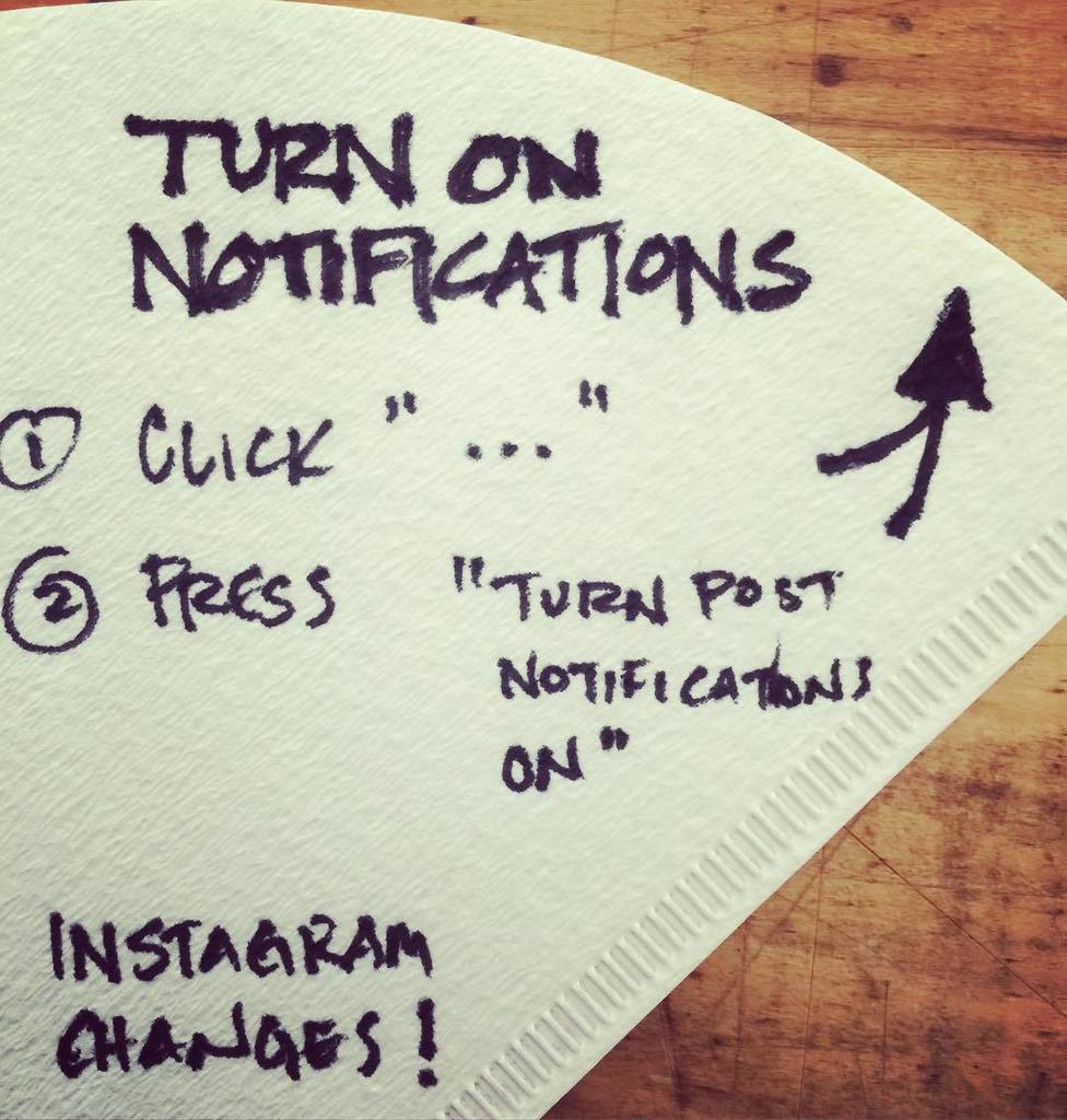 ChavaCoffee's tweet image. Want to still see @chavacoffee in your newsfeed? Instagram is changing its flow, be sure to #turnonpostnotification…