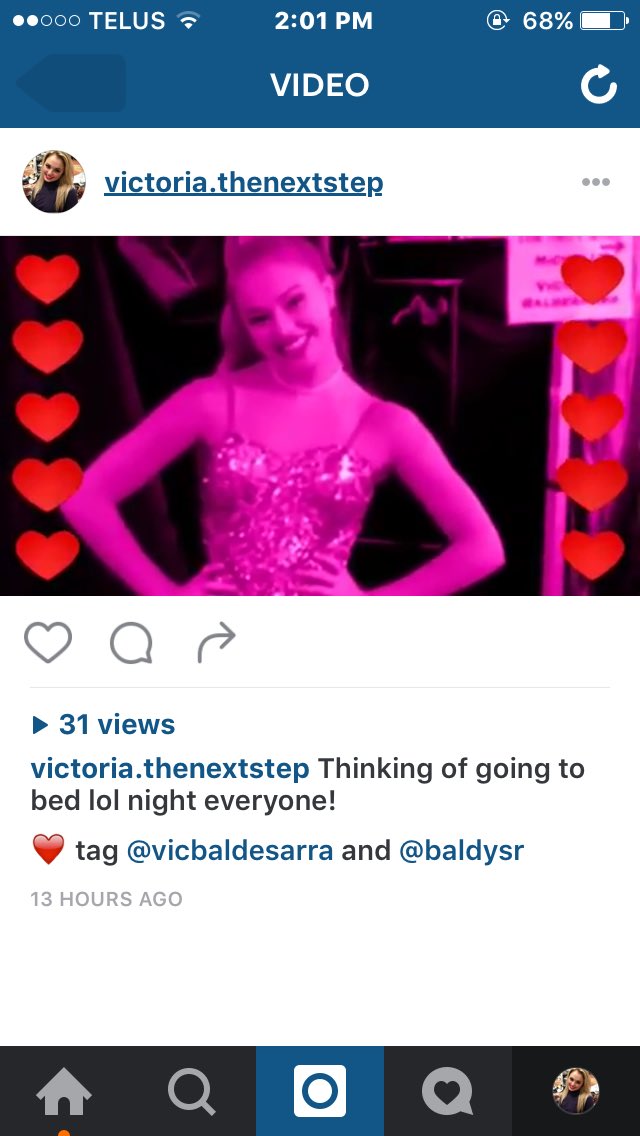 My video on instagram has 31 views thanks guys