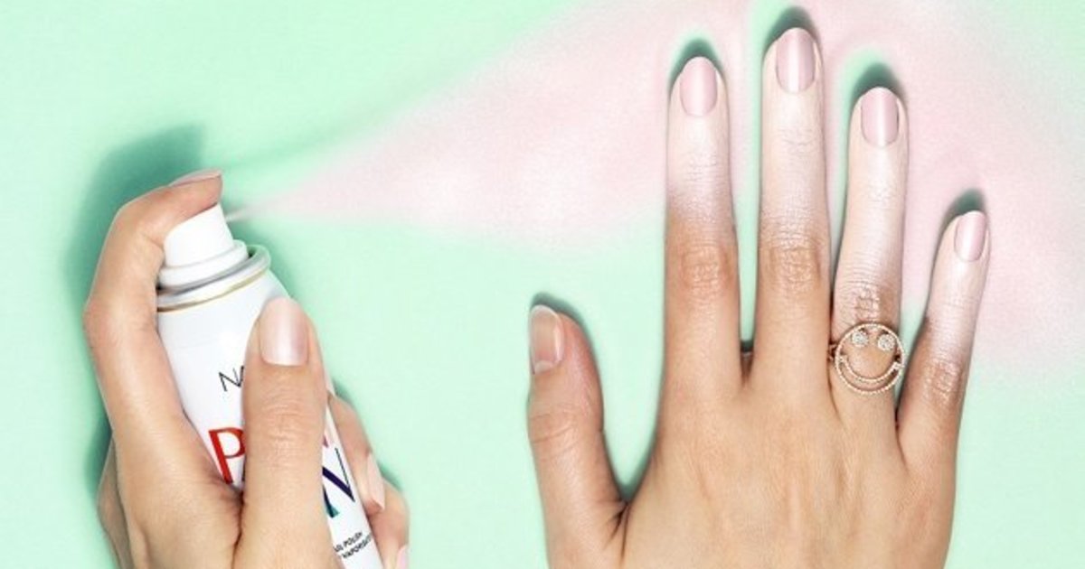HuffPostLife's tweet photo. Spray-on nail polish is perfect for people who can't paint their own nails  https://t.co/XFBGSyztGF https://t.co/gwk5b4O24c