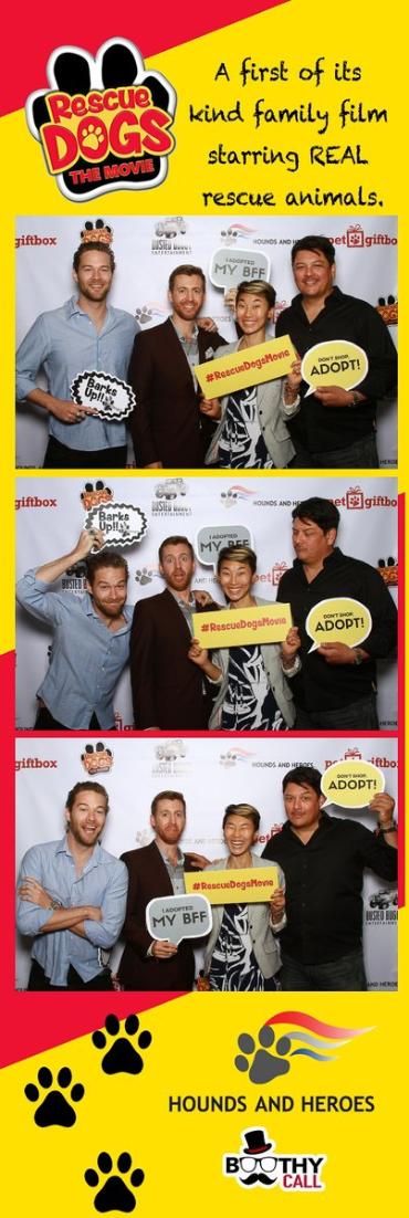 petsittingology's tweet photo. RT @BoothyCallLA: Had an awesome time rockin' the #boothycall at the premiere! #AdoptDontShop @houndsandheroes https://t.co/w8fqoNtYit