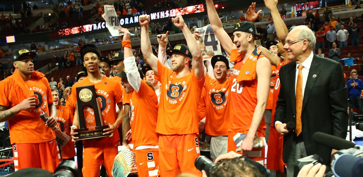 Cuse_MBB's tweet photo. Photos from last night's win
#FinalFour 

Gallery 1: https://t.co/P4moTS4EkS

Gallery 2: https://t.co/Lca8moBEze https://t.co/jTaBhOIEbE