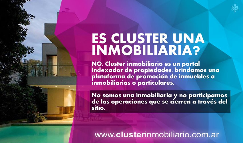 Cluster_Inmo's tweet image. Sumate a Cluster.
clusterinmobiliario.com.ar