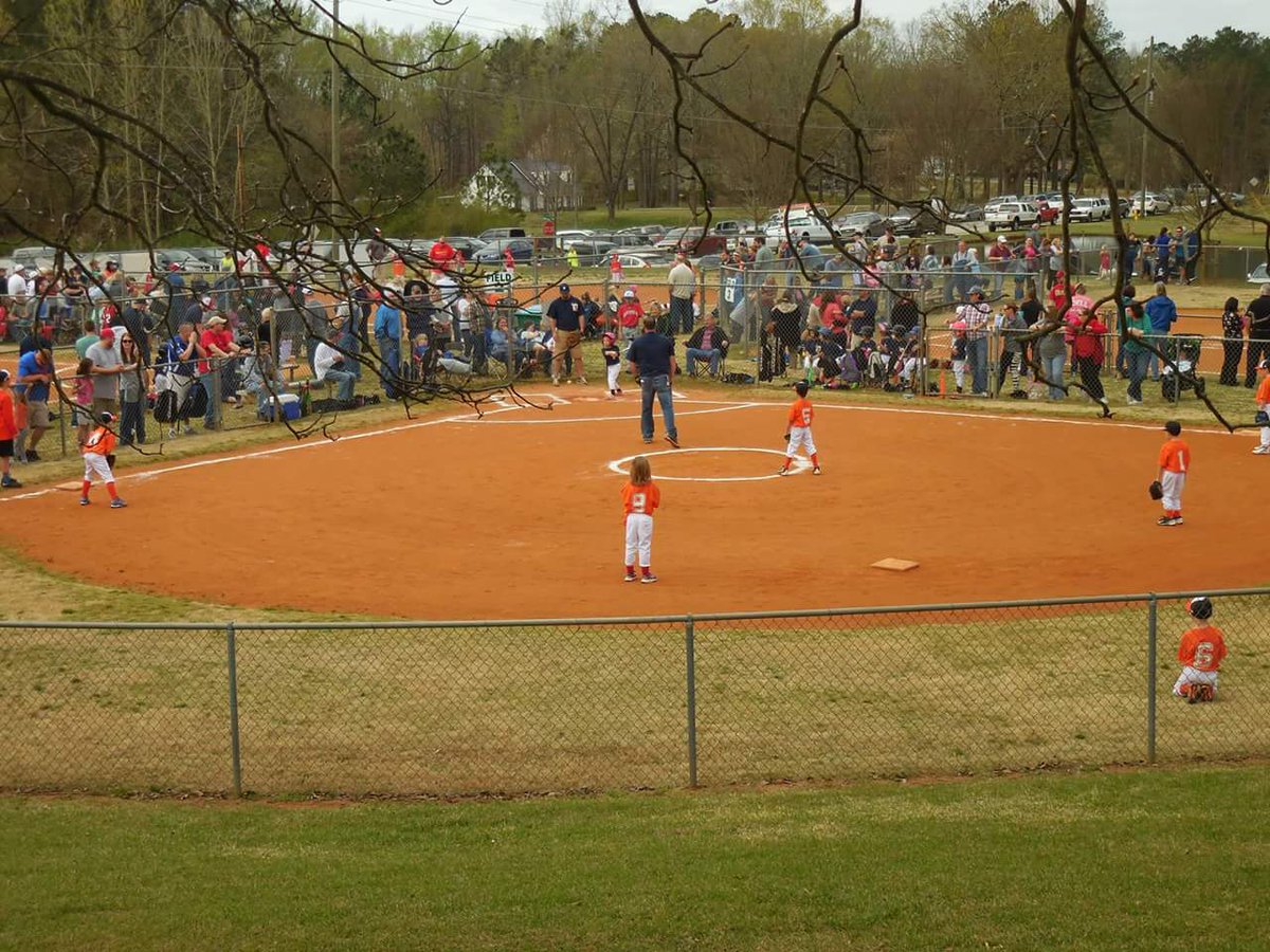 Great picture from opening day at our tee ball complex!!
