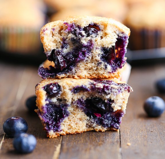 findingvegan's tweet photo. Love this color!.. #Vegan Blueberry Muffins https://t.co/5qCGF96Wh8 by @bakeritablog https://t.co/mLsY1uua3F