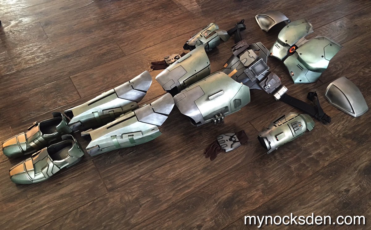 My new SWTOR Jedi armor completed! Soft parts almost done as well.