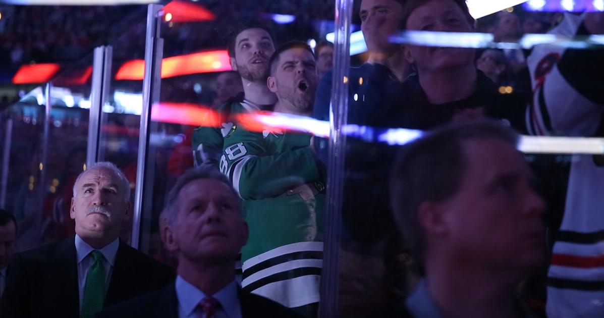 jackopottimus's tweet photo. Glass seats, Shoot the Puck and more. Watch John's Blackhawks #DreamGame become a reality - https://t.co/hNYaXPLlZB https://t.co/SwpxA3bKFs