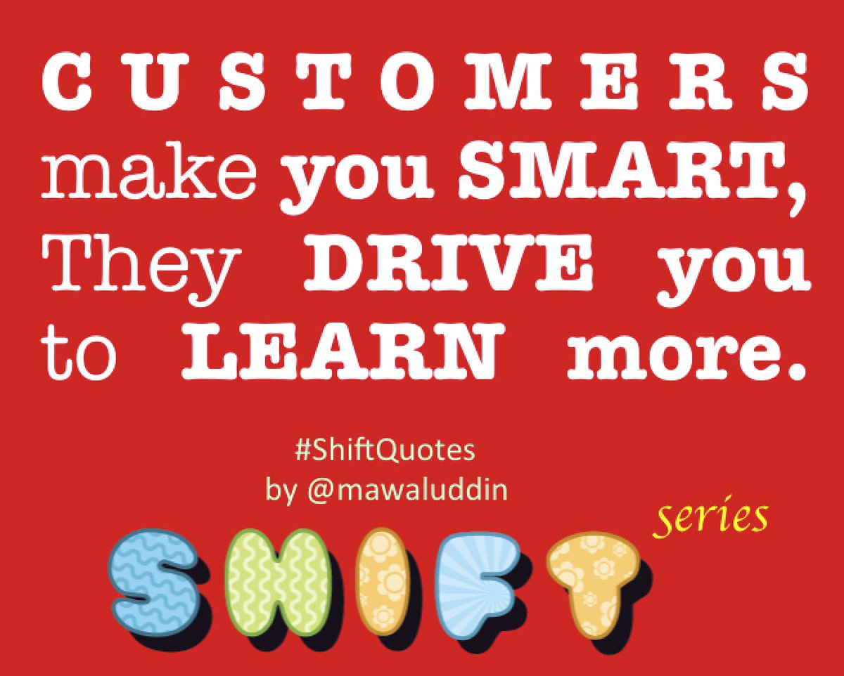shiftology2015's tweet photo. #ShiftQuotes Hari Selasa from @mawaluddin about Customer ..cc @tomydpy @Setia164 @FifingNurendah https://t.co/92yx7oxDc0