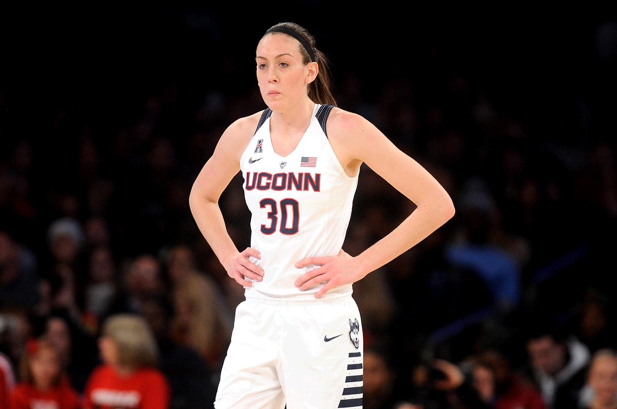SportsCenter's tweet photo. UConn's Breanna Stewart is named unanimous AP All-American, becoming 6th women's player to make 3 All-America teams. https://t.co/q255hTa1mw