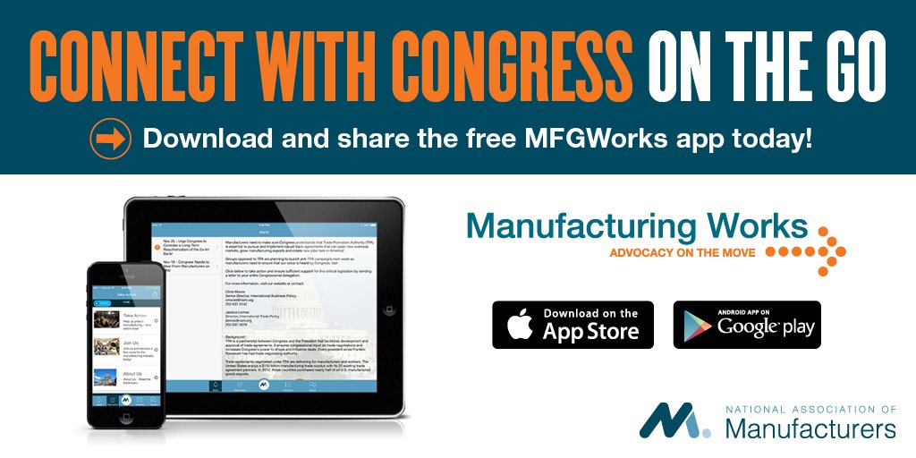ShopFloorNAM's tweet photo. Haven't downloaded our #MFGworks app yet? What are you waiting for? Get it here: https://t.co/mKKUJpzjjT https://t.co/BIIvx3F4D0