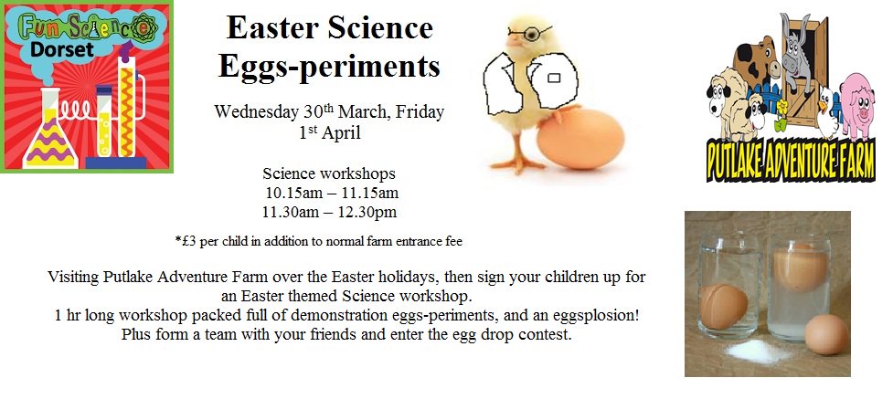 FunSciDorset's tweet photo. After something to keep the kids occupied this week come and join us @FunSciDorset @putlakefarm @Dorset_Hour https://t.co/2sA8Jiyiah