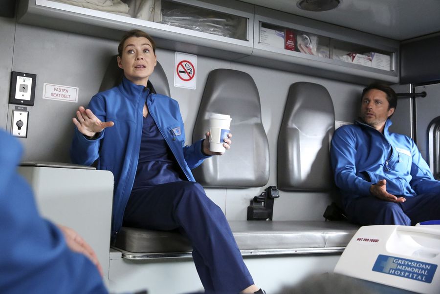 JChambersOnline's tweet photo. Promo pics for #GreysAnatomy episode 12.17 "I Wear the Face" airing April 7 - Meredith, Owen, Nathan https://t.co/uZ11G6HL8I