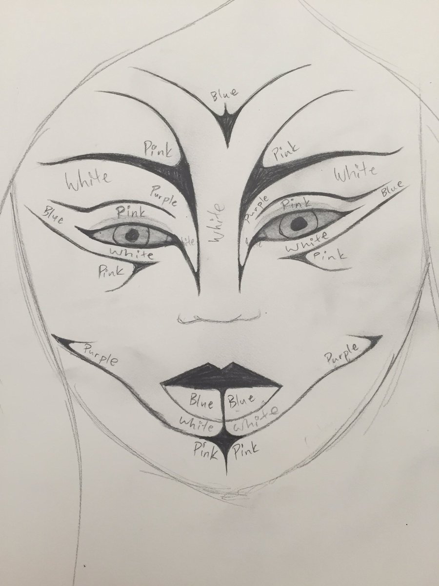 MyBoredom1's tweet photo. New concept in the works. What'd ya think? #makeupconcept https://t.co/3q3BtQRxoT