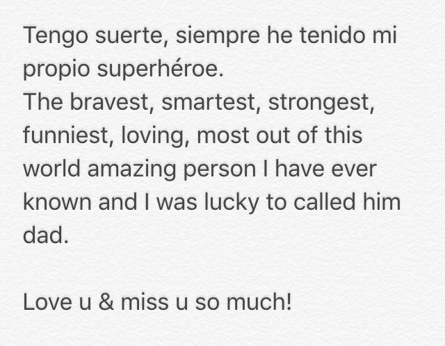Tengo suerte,siempre he tenido mi propio superhéroe <a href="/topymamery/">Topy Mamery</a> 
#LaVozDelPueblo
#MiEternoSuperheroe #ProudDaughter
