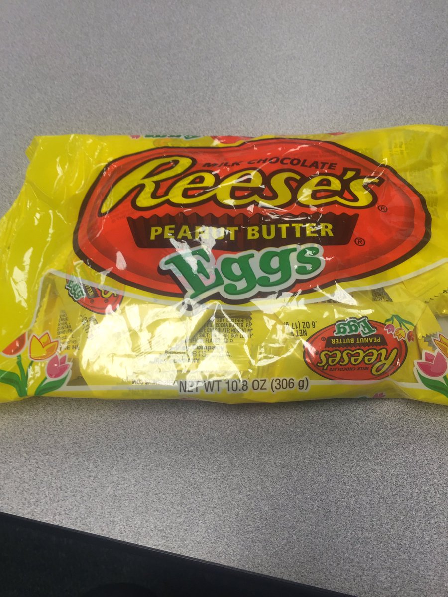 Somebody remembered his teacher's favorite candy!
#HappyEaster <a href="/oldunionES/">Old Union Elementary School</a>