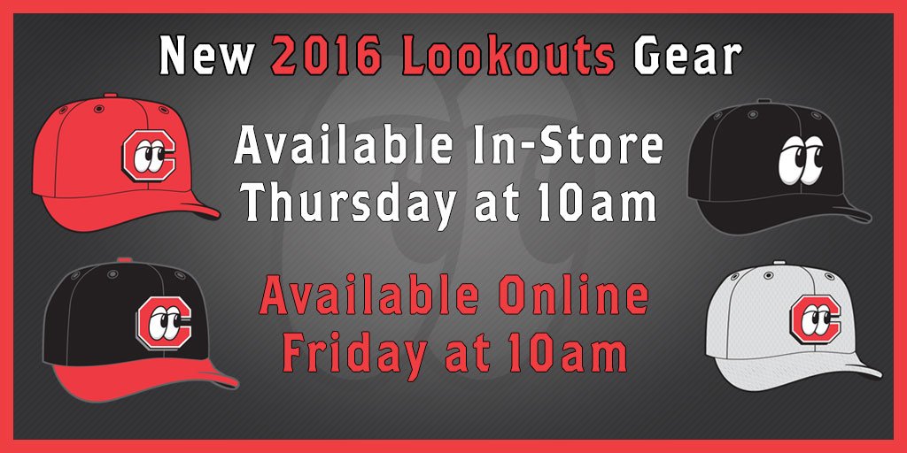 ChattLookouts's tweet photo. New Look Gear will be available during the Grand Re-Opening of our Team Store!

DETAILS: https://t.co/pilZOjP13m https://t.co/zy3LpEla3y