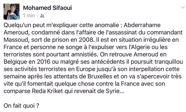 FilFrance's tweet photo. Voila la preuve qu'en France les criminels islamistes ne sont jamais expulsés Au contraire, on leur offre des allocs https://t.co/ejHLumURB8
