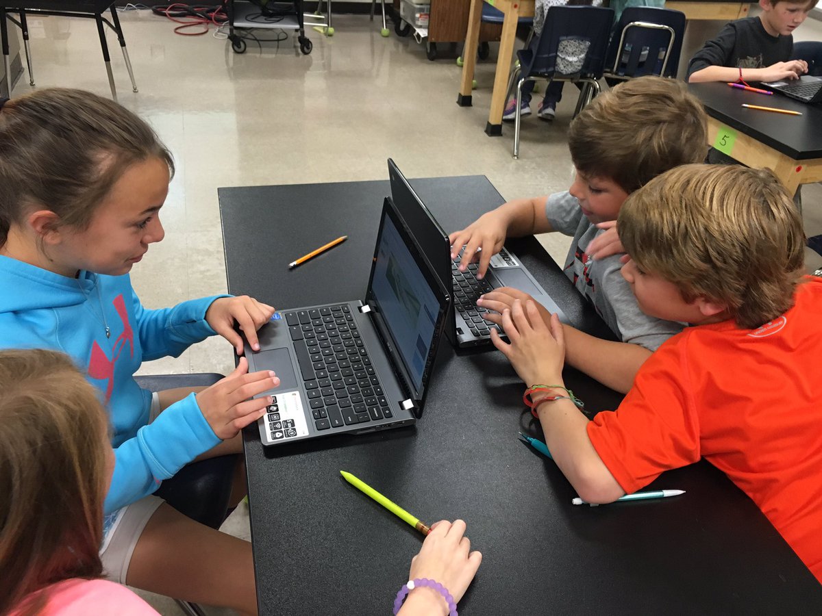 Berk_Coder's tweet photo. Science lab was awesome with our new #chromebooks today! We are ready for tomorrow. #STAARwriting #codercats https://t.co/IUKapSACjn