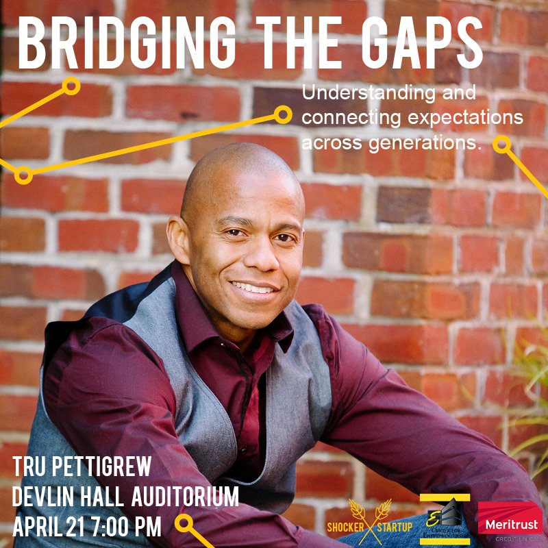 ShockerStartup's tweet photo. Very excited to host #BridgingTheGaps featuring @truaccess! https://t.co/fgAY7gcmQ8 https://t.co/s1KtjhnqoR