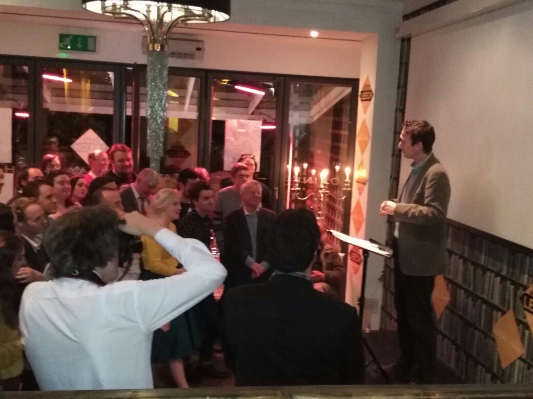 TraffordLibDems's tweet photo. #LibDemFightback @johnleechmcr takes the stage thanks @timfarron for attending https://t.co/eAxJMJ5rxX