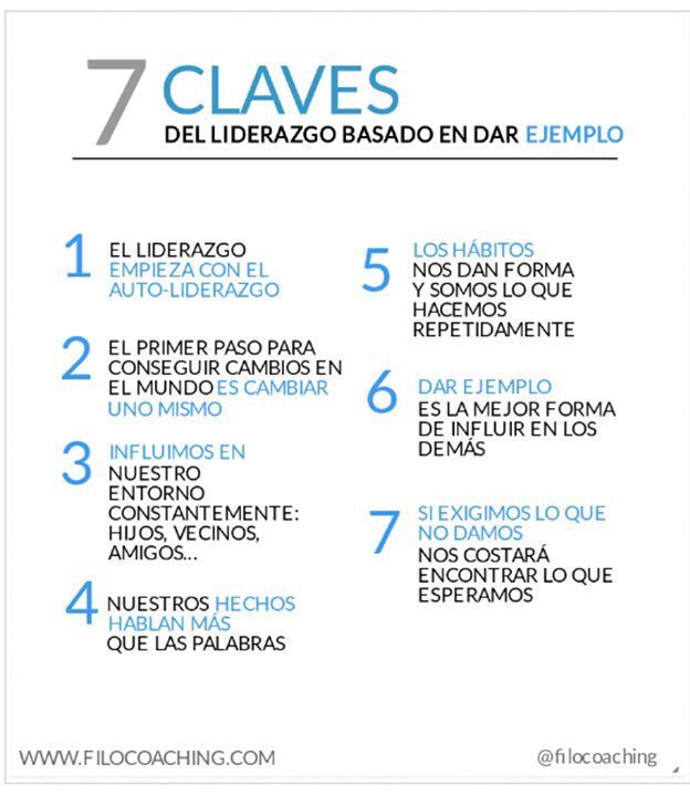 BelenArcones's tweet image. 7 claves de liderazgo basado en dar ejemplo 
#liderazgo #rrhh