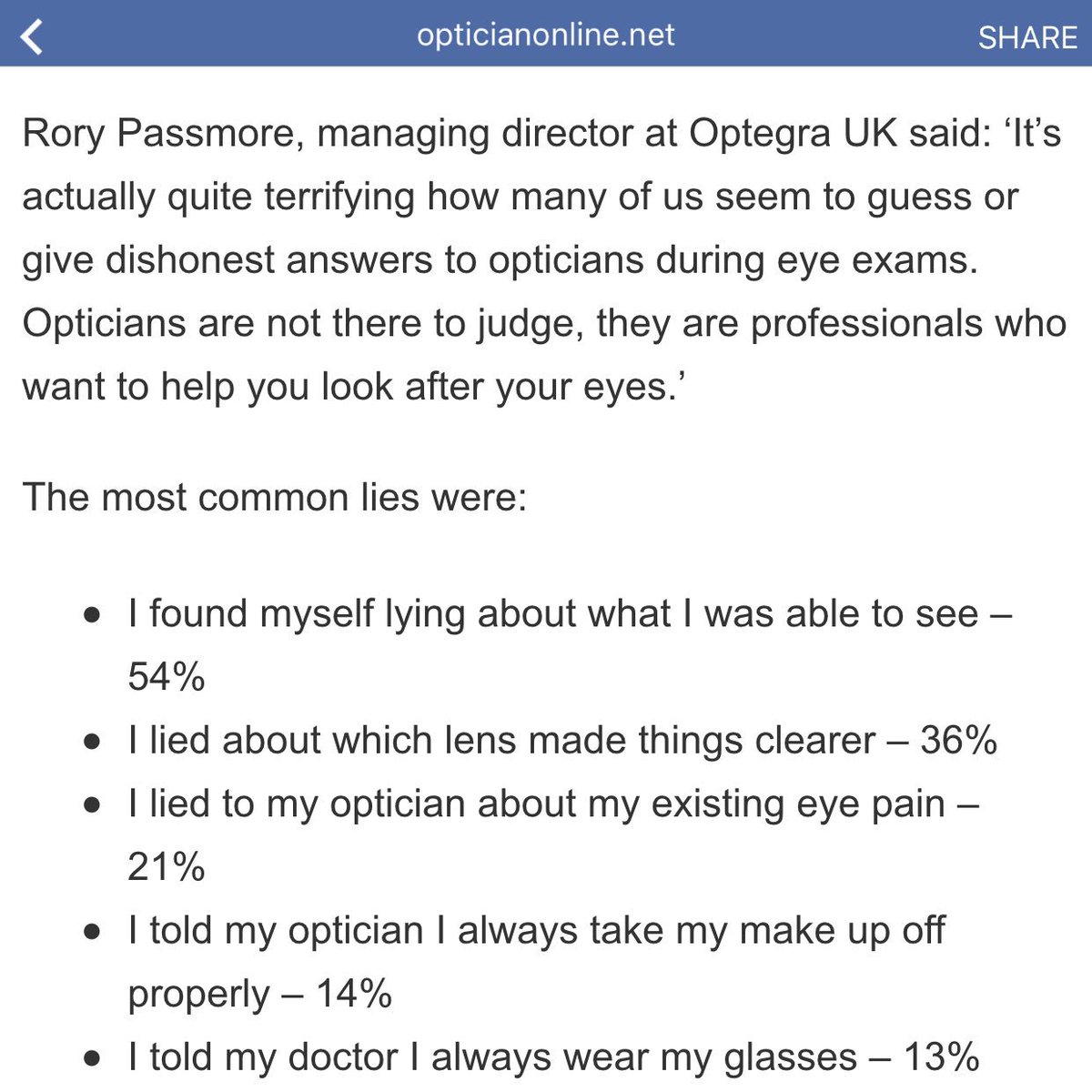 ophthomar's tweet photo. Lies about which lens made things clearer - story of my life #optomproblems @Optegra https://t.co/tfSiJ3i68O