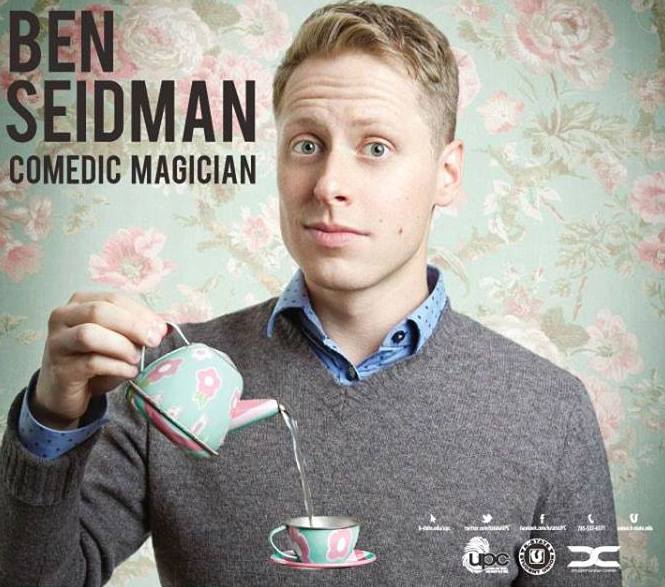 kstateUPC's tweet photo. Join #UPCAfterHours this Friday @ 9pm in the Ballroom to watch Ben Seidman perform a comedic magic show! https://t.co/LZO5d5I70v
