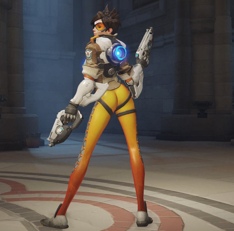 В. "Over the shoulder" Tracer victory pose to be removed for ethi...