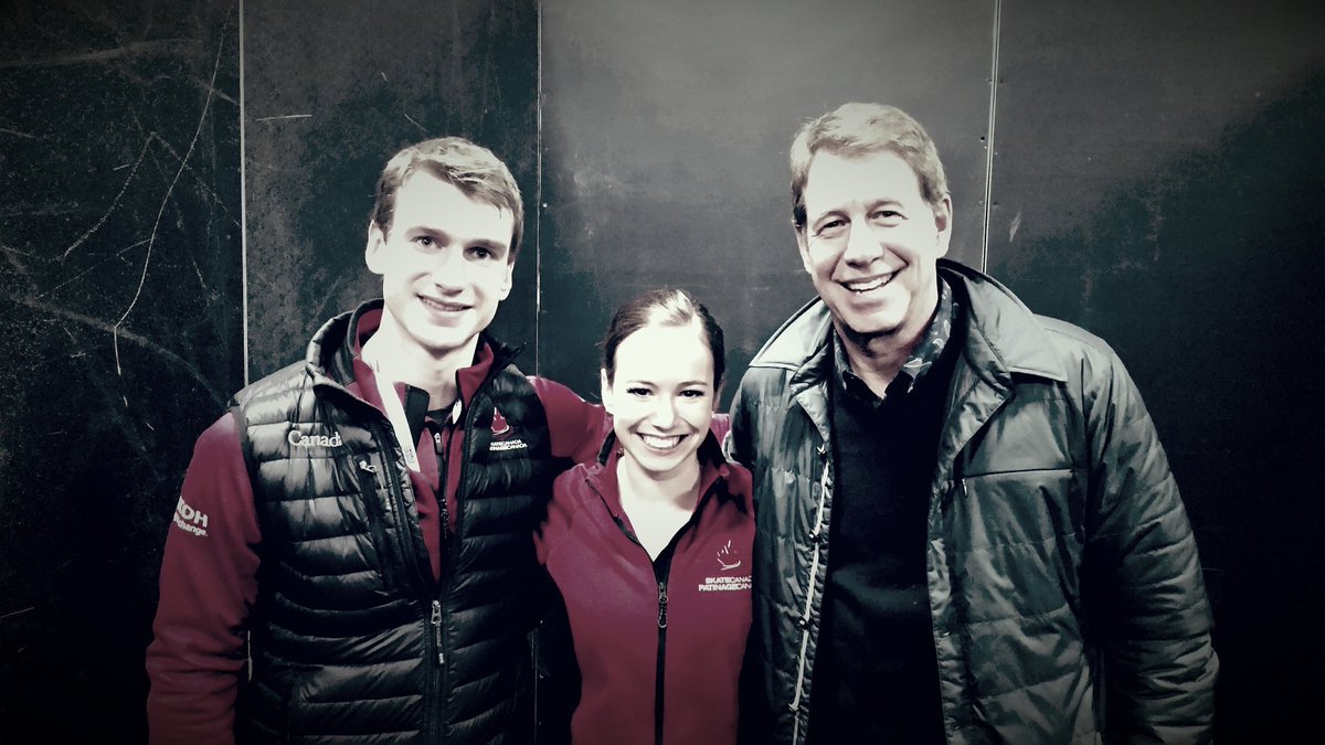 CBCScottRussell's tweet photo. Great to meet ice dancers @EliiParadis + @XavierOuellette Ready for 1st  #Worlds2016 @cbcsports @SkateCanada @cbc https://t.co/PKnxbBVYfS