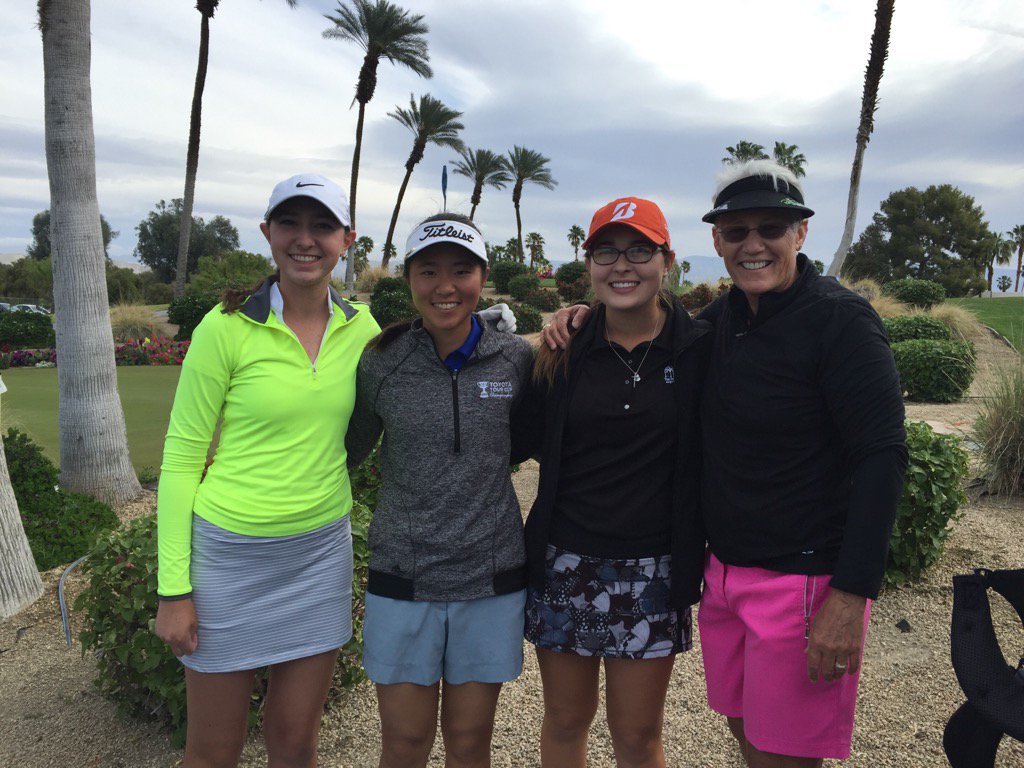 gr8parr's tweet photo. Played with 3 great Jrs today in the ANA Junior Inspiration. A SCGA event. @MaliaMaliae3 #haileywhite #LPGA #winners https://t.co/jUaRpHLkju
