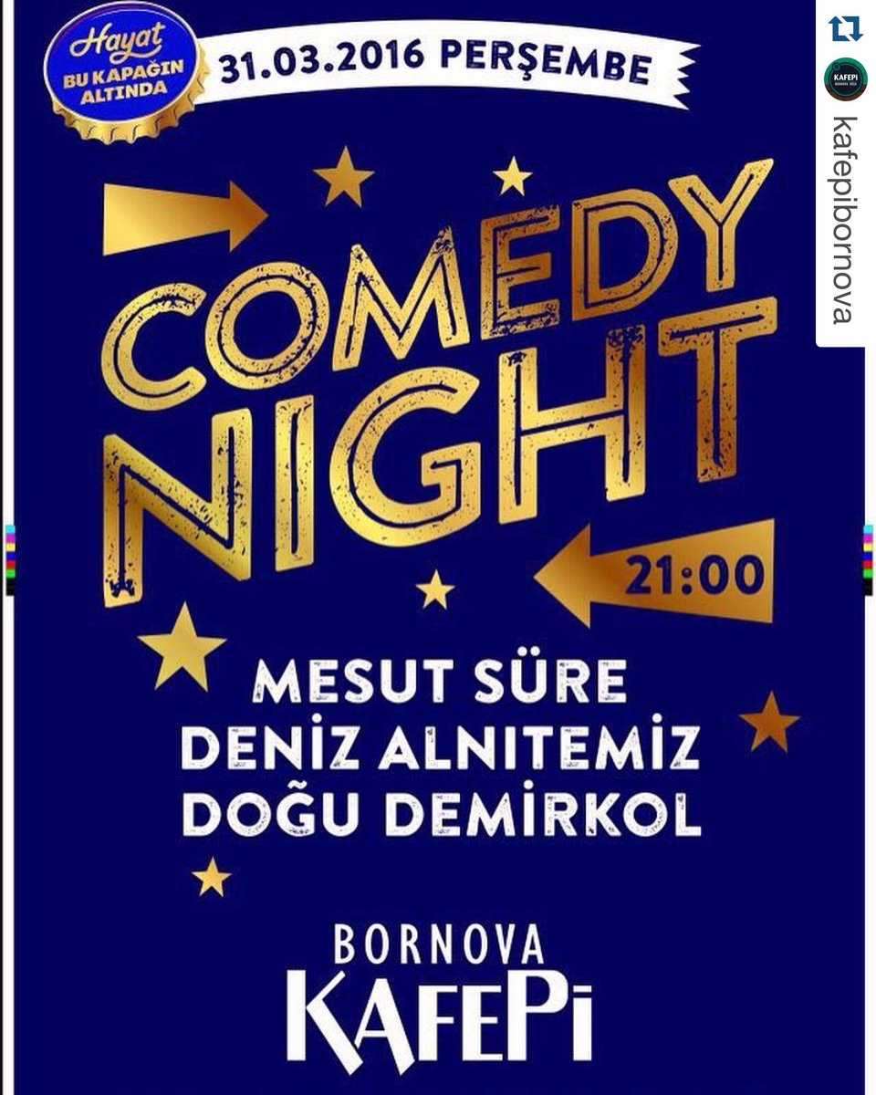 Perşembe günü doya doya  gülmek mi istiyorsunuz?Rezervasyonunuzu yaptırın eğlenceyi kaçırmayın 😁😁
Rez:05315200262