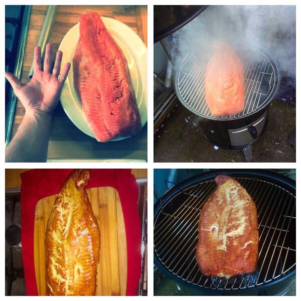 joedixie's tweet photo. Massive!! Smoked brown trout over beech wood 😋 https://t.co/BbX53Foqed