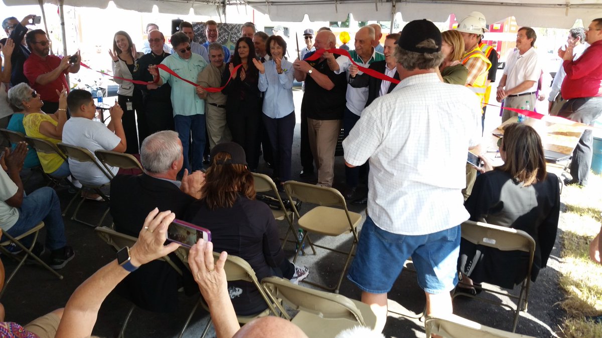 I-95/Matanzas Woods Parkway Ribbon Cutting. New interchange. Flagler County project along with FDOT. In Palm Coast.