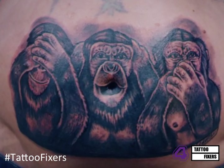 Funny Monkey Tattoo 24 HD wallpaper  Pxfuel