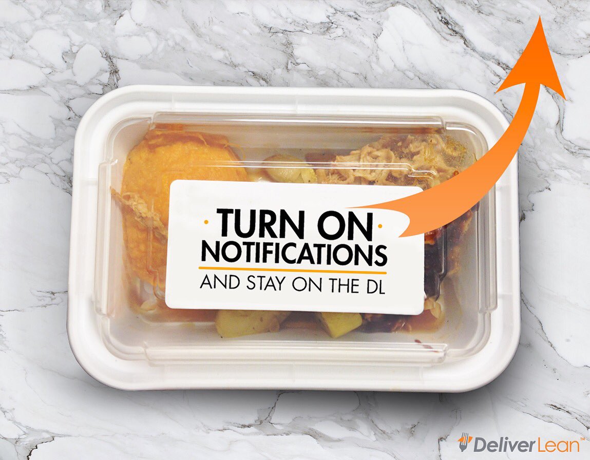 DeliverLean's tweet image. Turn on #postnotifications and never miss a post. #deliverlean.