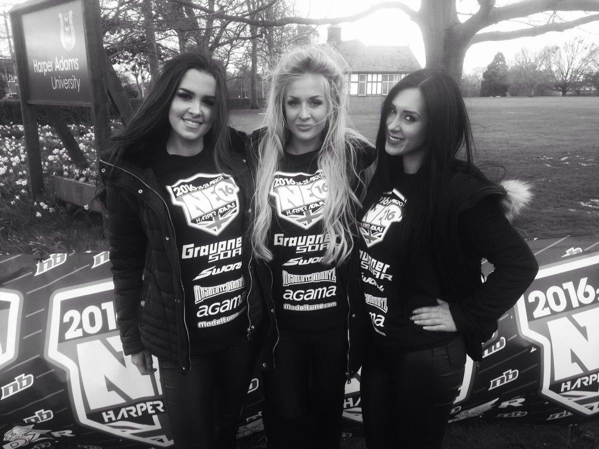gridgirlz's tweet photo. Our lovely promo models Toni/Nikkita/Demi were working for @neobuggy today at #Neo16 at @HarperAdamsUni #neobuggy https://t.co/lvZxLxnHMo