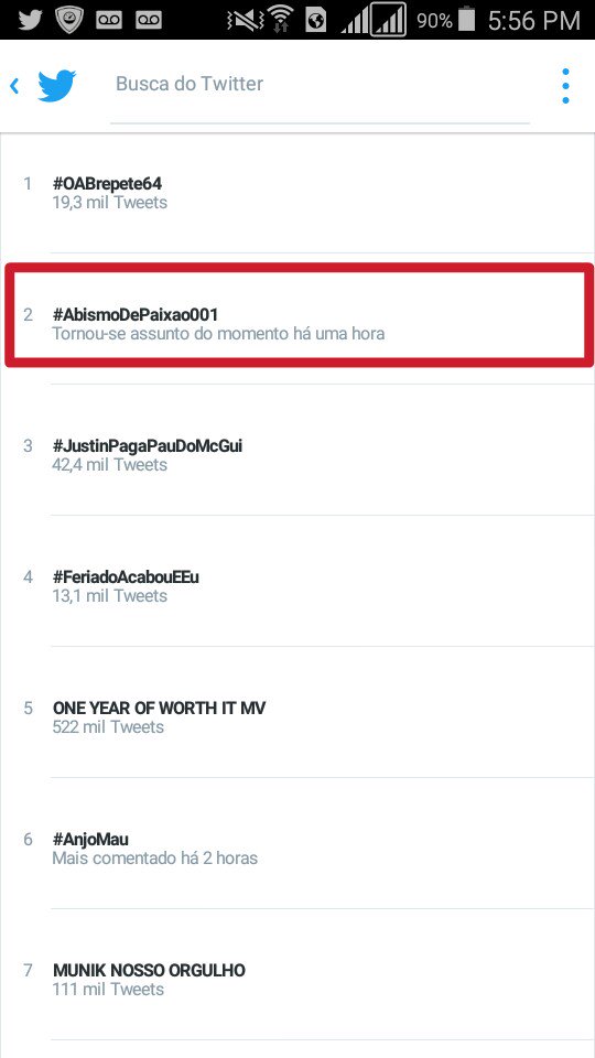 rodrigoramos97's tweet photo. Já somos os assuntos mais comentados! 
#AbismoDePaixao001 https://t.co/nDKyl8rovh