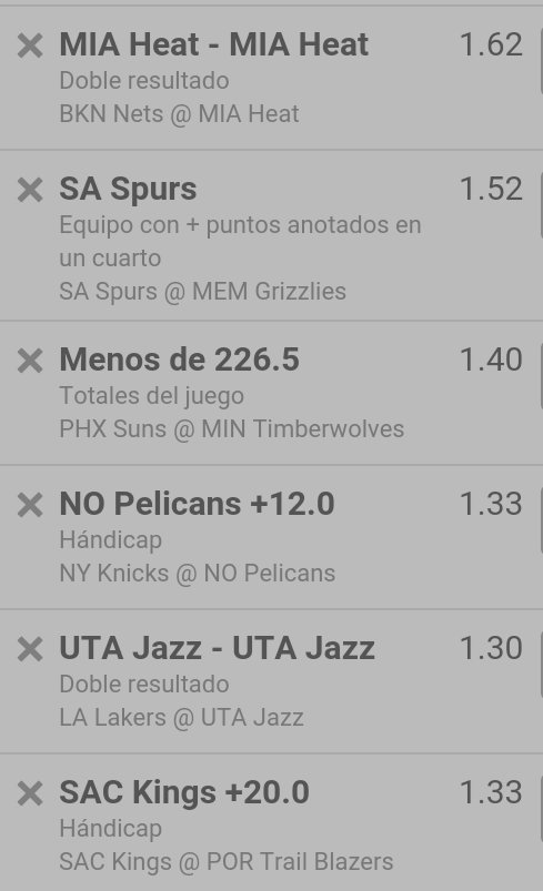 ¿Probamos está cuota 8💣 para está noche? 

#NBA 🏀 

RT 🔄 SI TE GUSTA!!