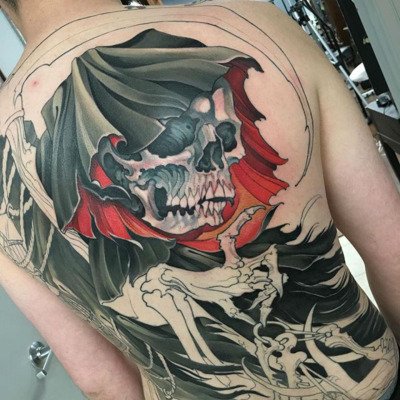 TattedMag's tweet image. Tattoo by Teresa Sharpe (in progress)