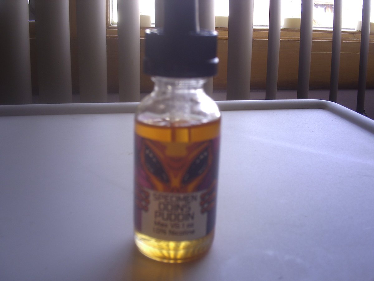 GabbyVapes's tweet photo. @cigbuyer @DFWvapor The Specimen Odins Puddin is sooo good! Thanks again. :) https://t.co/rBxsnCZfUn