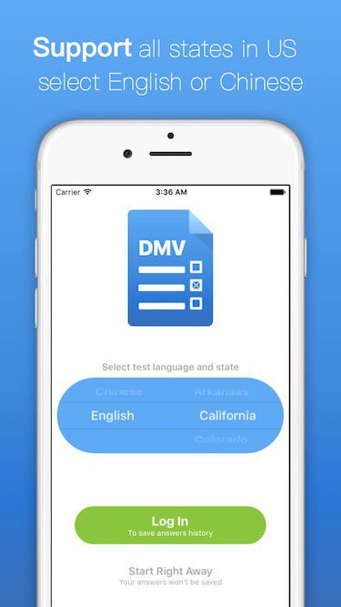 TestForDMV's tweet image. Practising DMV&apos;s written test with this super simple and clean app #TestForDMV @TestForDMV itunes.apple.com/app/id10652890…