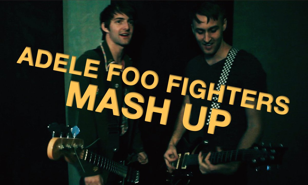 NEW VIDEO! Teamed up with @LEDougStaiman on this mash up of Adele and Foo Fighters! youtube.com/watch?v=Mw8ZGy…