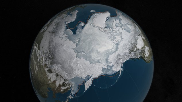 TW_nextmedia's tweet photo. 地球哭哭， #北極 #冬季海冰 面積再探 #歷史新低
https://t.co/ZibEzMplQV
#Arctic https://t.co/yOtXvCwtRJ